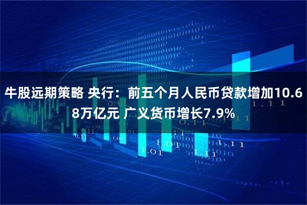 牛股远期策略 央行：前五个月人民币贷款增加10.68万亿元 广义货币增长7.9%