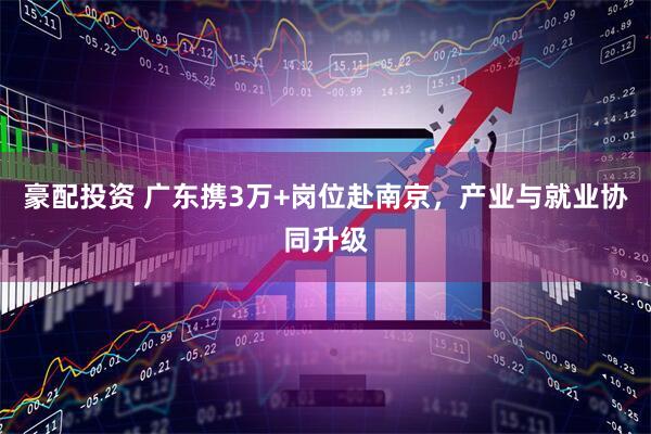 豪配投资 广东携3万+岗位赴南京，产业与就业协同升级